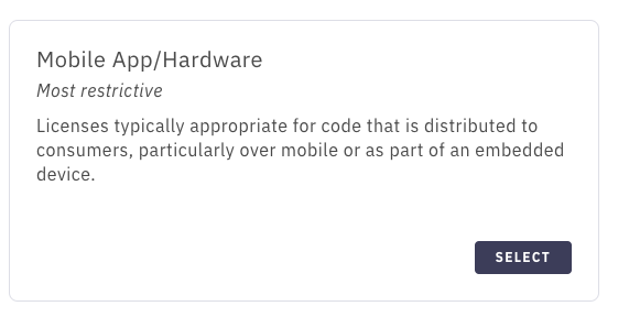 Tidelift_License Template_Mobile App:Hardware_Most Restrictive.png